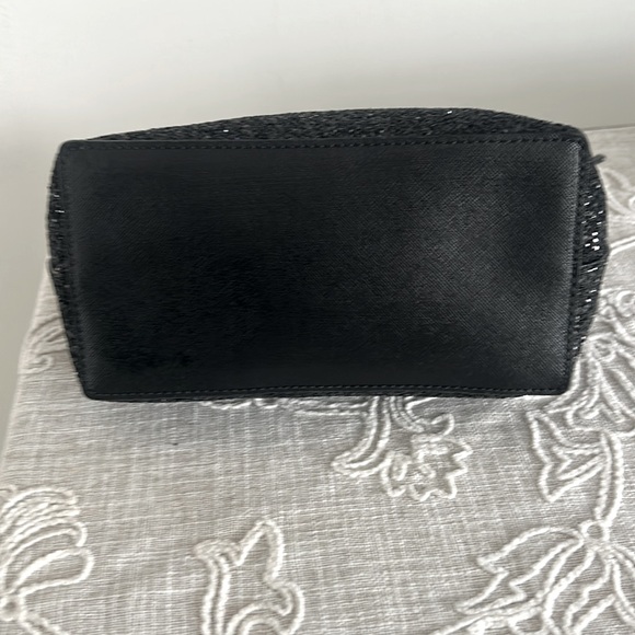 Kate Spade NY Black Greta Court Glitter & Staffiano Satchel Bag - Picture 8 of 16